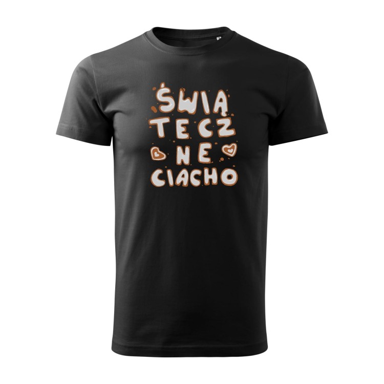 Koszulka Świąteczne Ciacho czarna